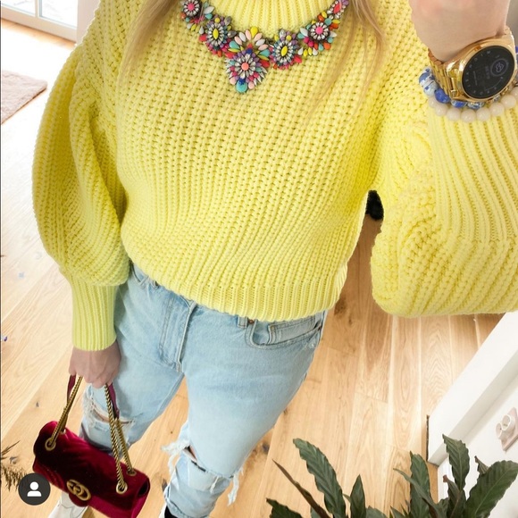 Zara ballon sleeves sweater bloggers fav - Picture 10 of 11